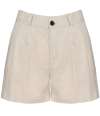 SP713 Spasso Ladies Linen Bermuda Shorts Linen Sand colour image